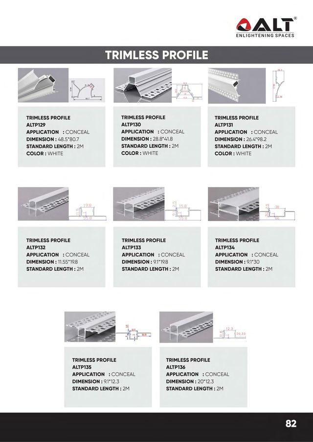 ALT Trimless Profile - catalogue photo